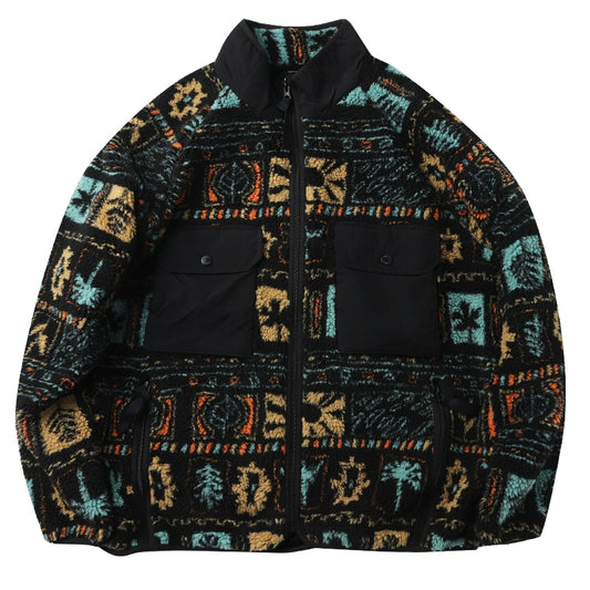 Retro Ethnic Workwear Jacket V0831