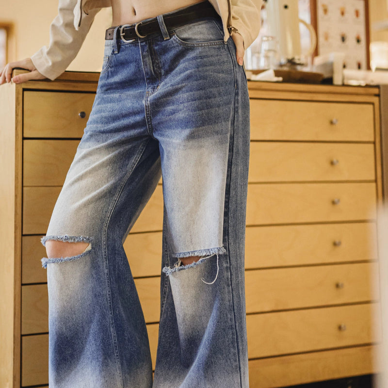Spring Breeze Wide-Leg Jeans