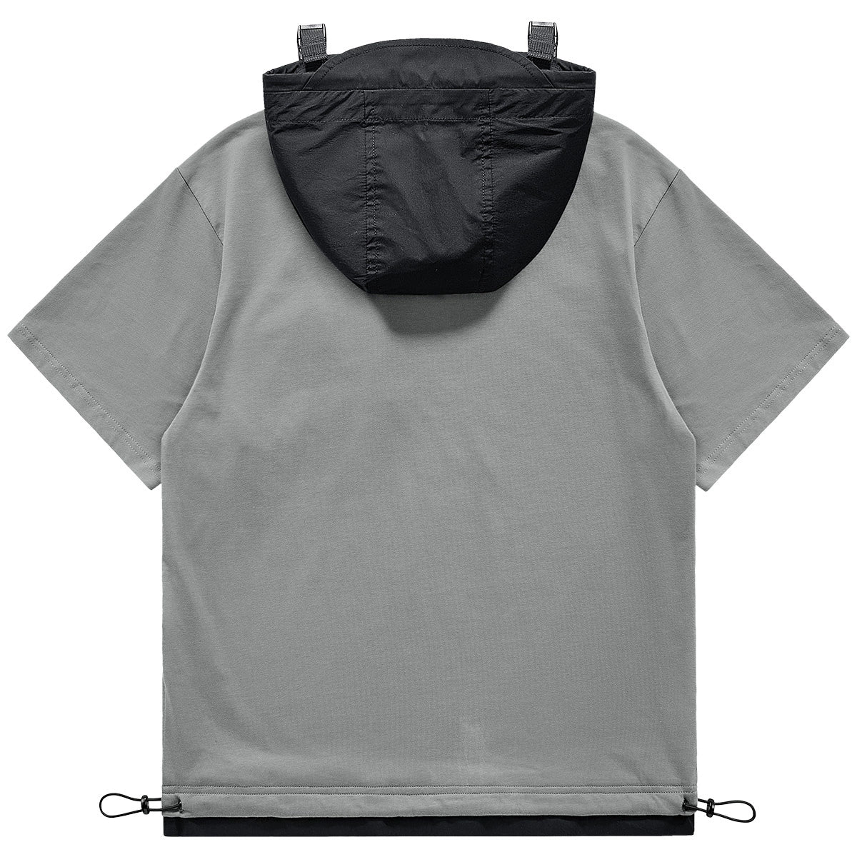 Niche Splice Hoodie Tee V0595