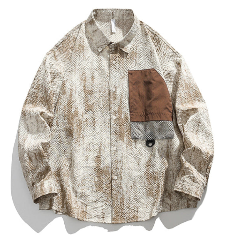 Retro Big Pocket Shirt V0548