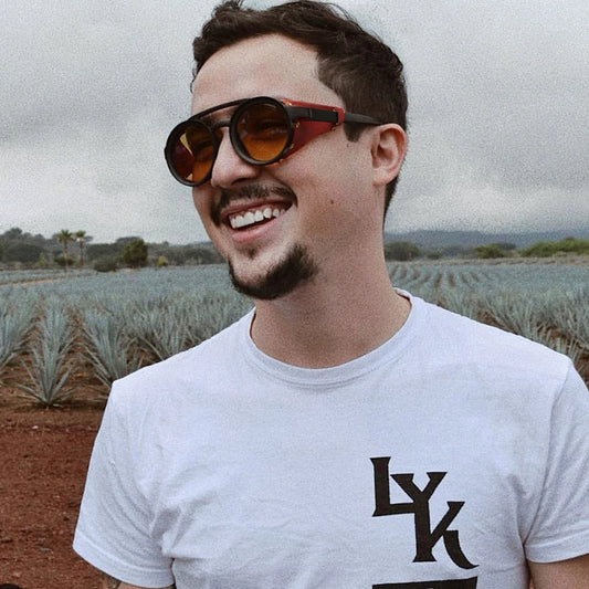 Retro Steampunk Round Sunglasses V0731