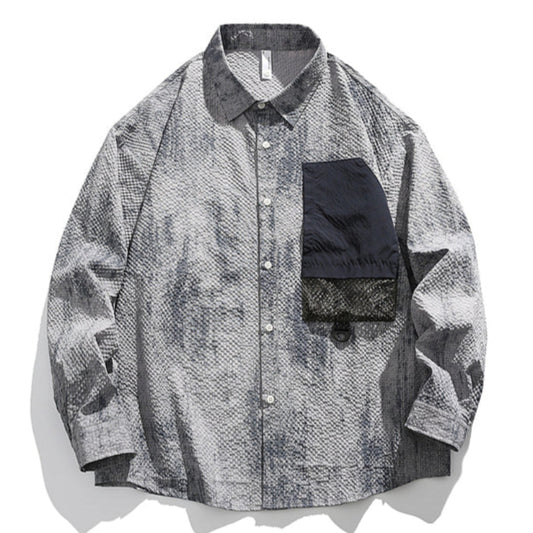 Retro Big Pocket Shirt V0548