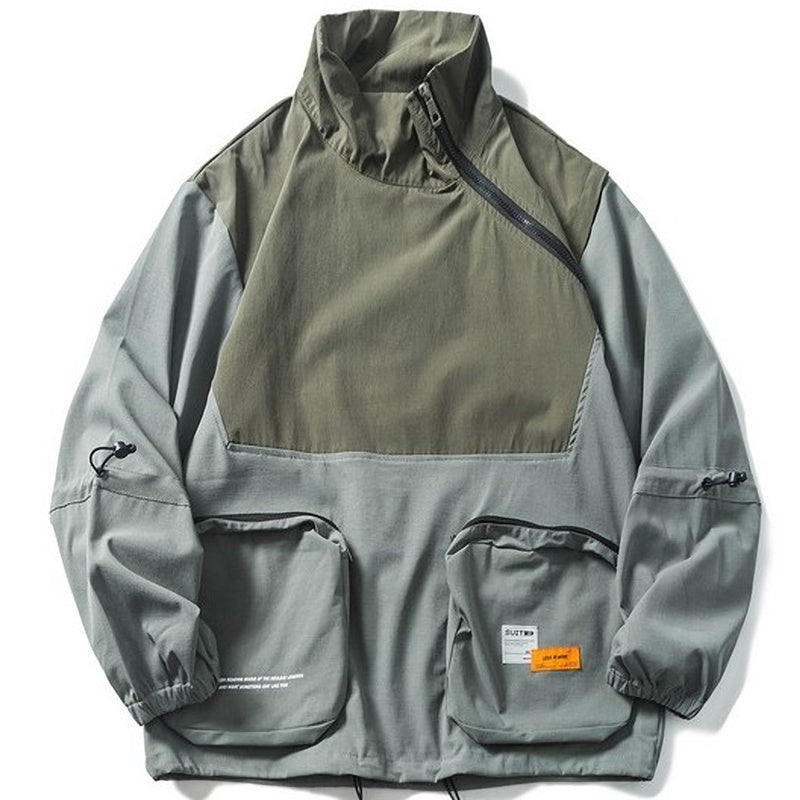 Urban Functional Zipper Jacket V0533