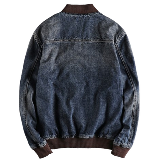 Vintage Washed Denim Jacket V0539