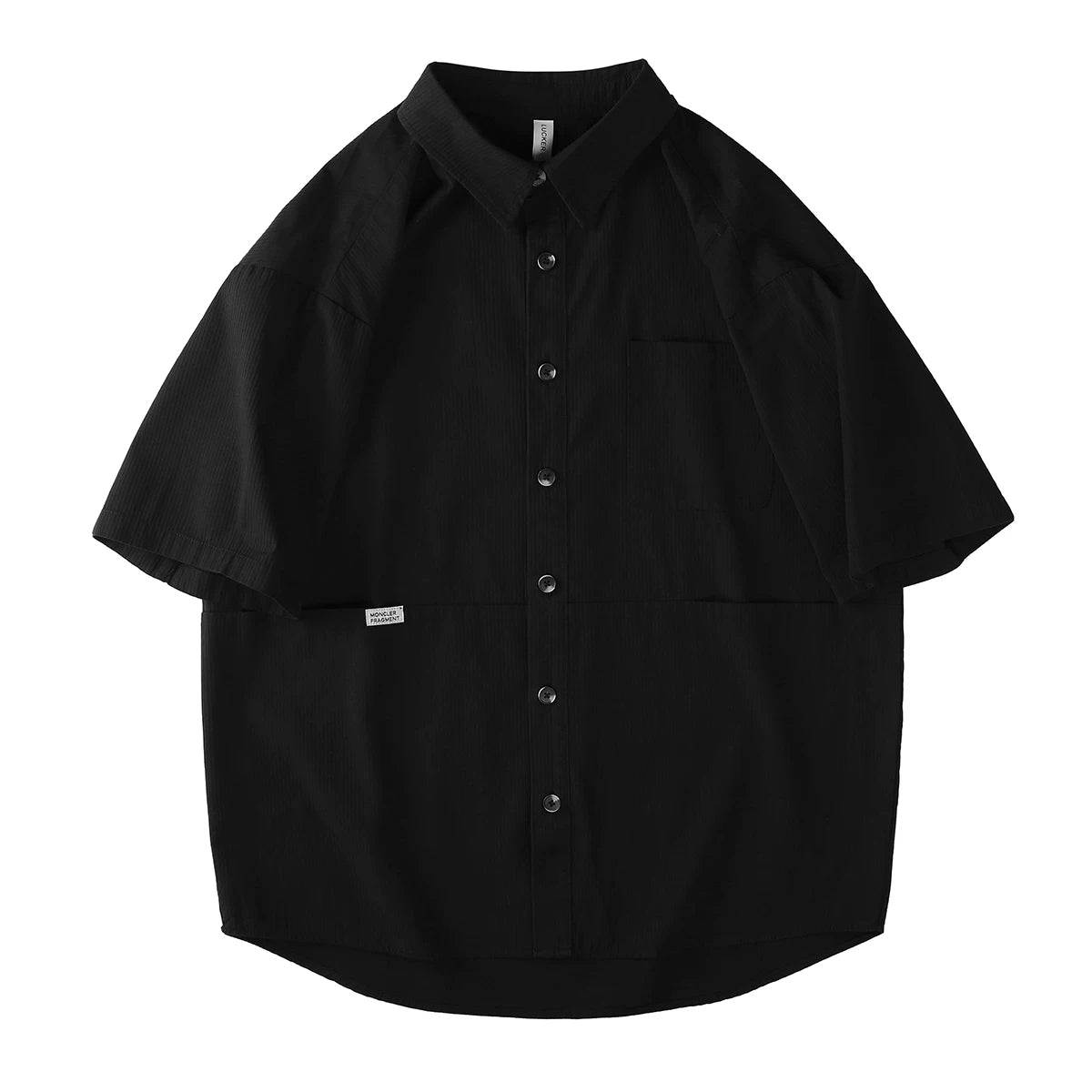 Retro Multi-Pocket Short-Sleeve Shirt V0968