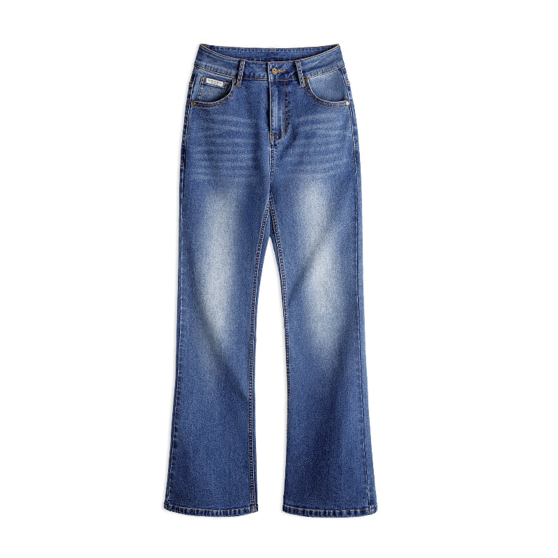 Vintage Blue Slim Flare Jeans V0641