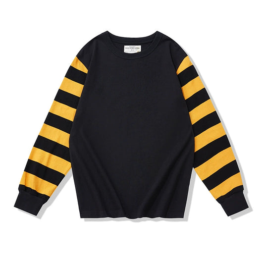 Retro Stripe Long Sleeve Tee V0779