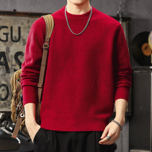 Heritage Chunky Knit Crewneck Sweater TypeB V1071