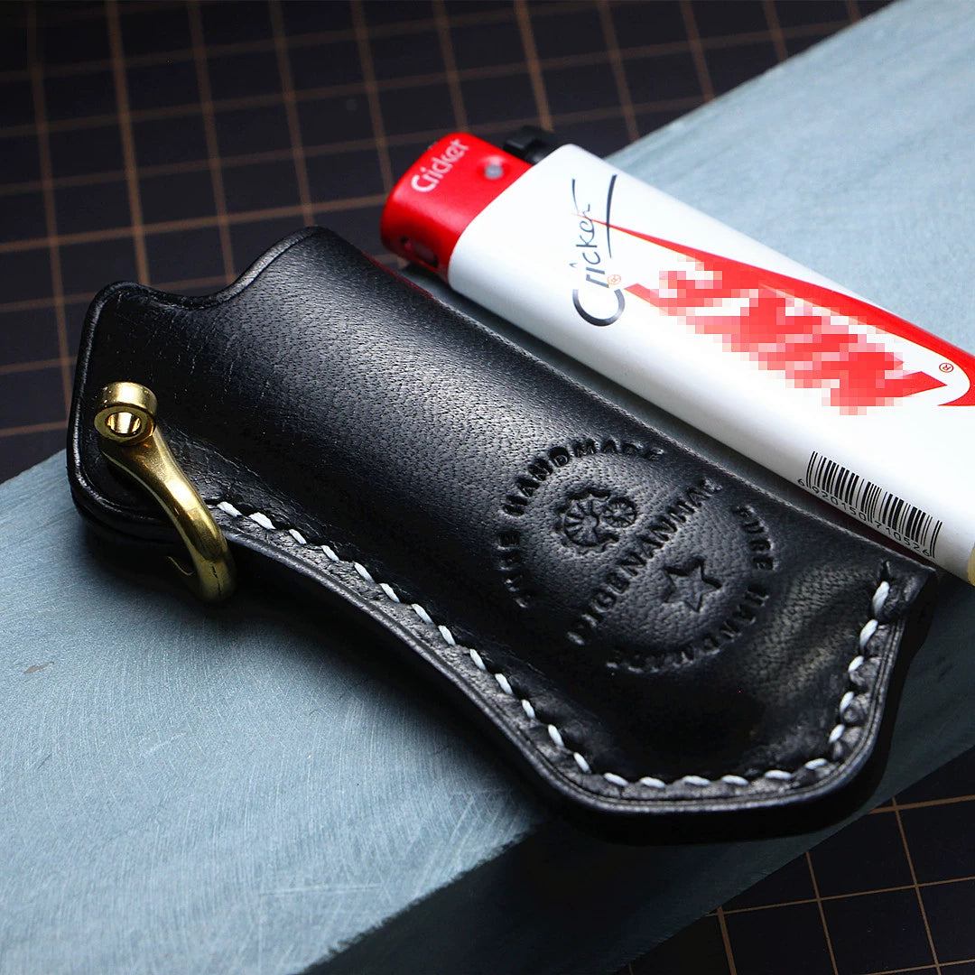 Retro Leather Lighter Case V0788