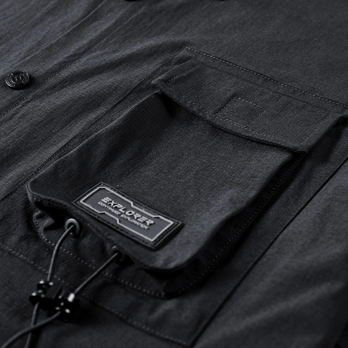 ChillWave Ice Silk Splice Shirt V0593