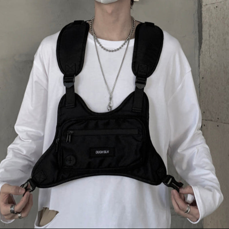 Tactical Windbreaker Vest with Multi-Pockets V0540
