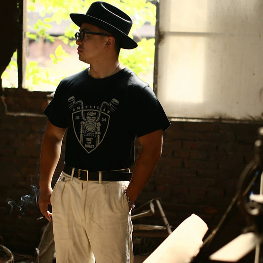 Vintage custom Biker Tee V0755