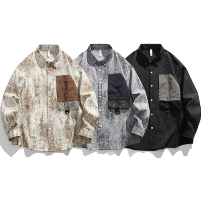 Retro Big Pocket Shirt V0548
