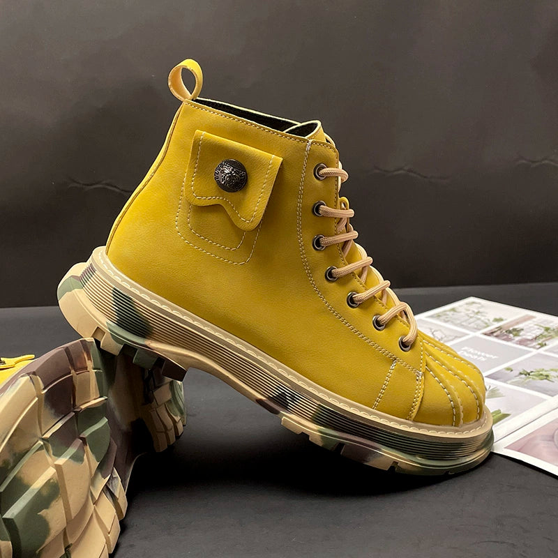Retro British Motorcycle Boots V0785