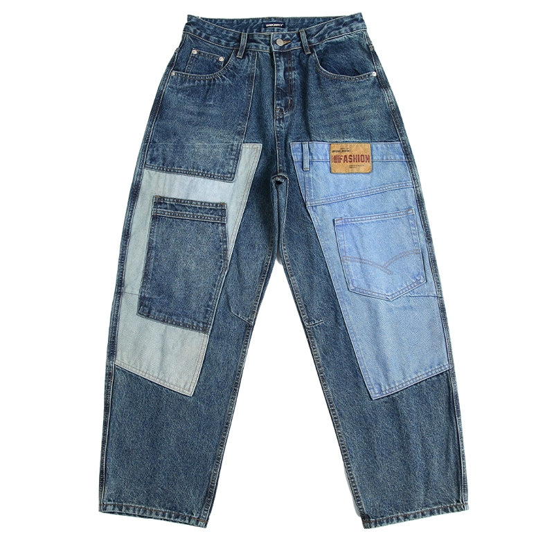 Vintage Patchwork Jeans V0768