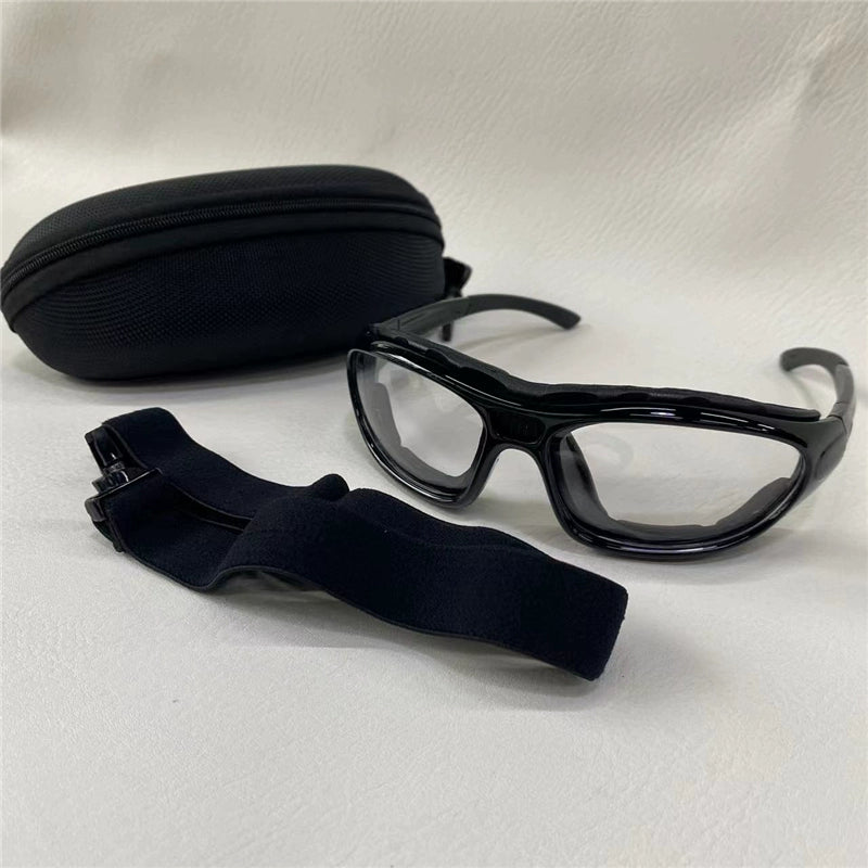 Biker Windshield Goggles with Interchangeable Straps V0566