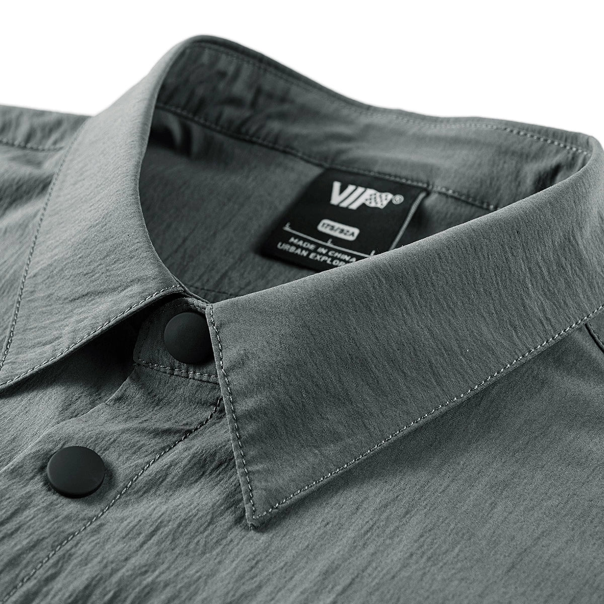 Urban Colorblock Multi-Pocket Shirt V0587