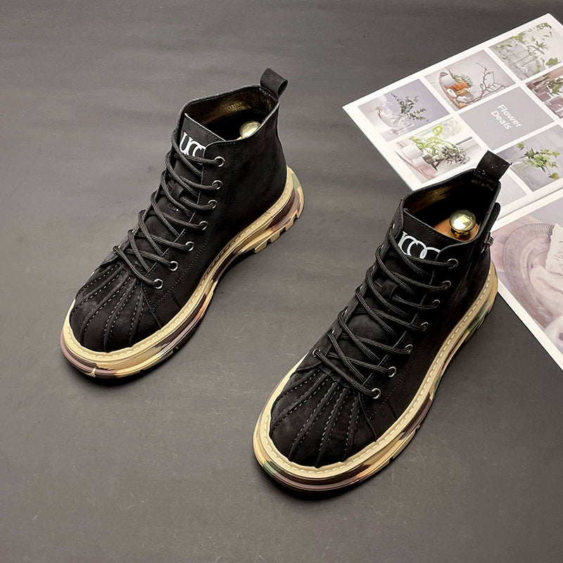 Retro British Motorcycle Boots V0785