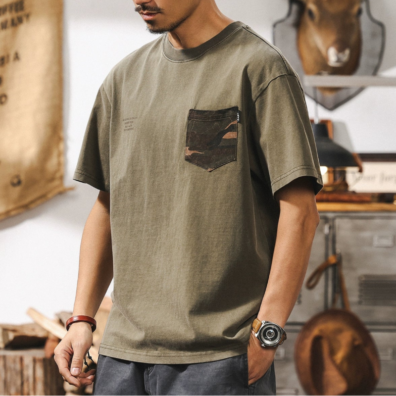 Vintage Wash American Style Tee V0576
