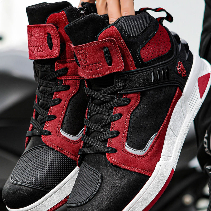Breathable motorcycle high-top sneakers V0558