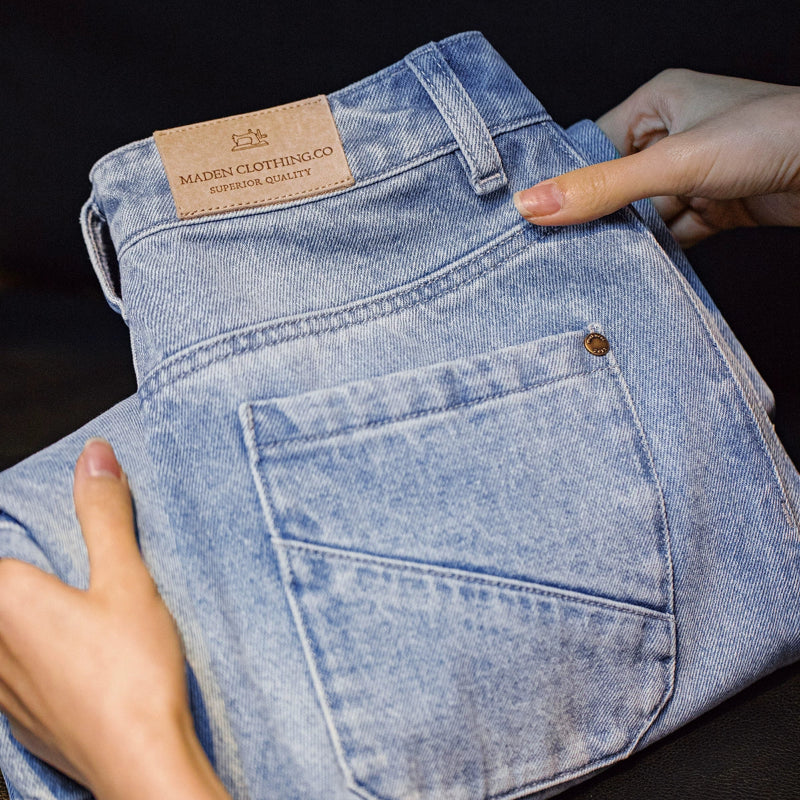 Vintage Patchwork Deconstructed Skinny Jeans V0649