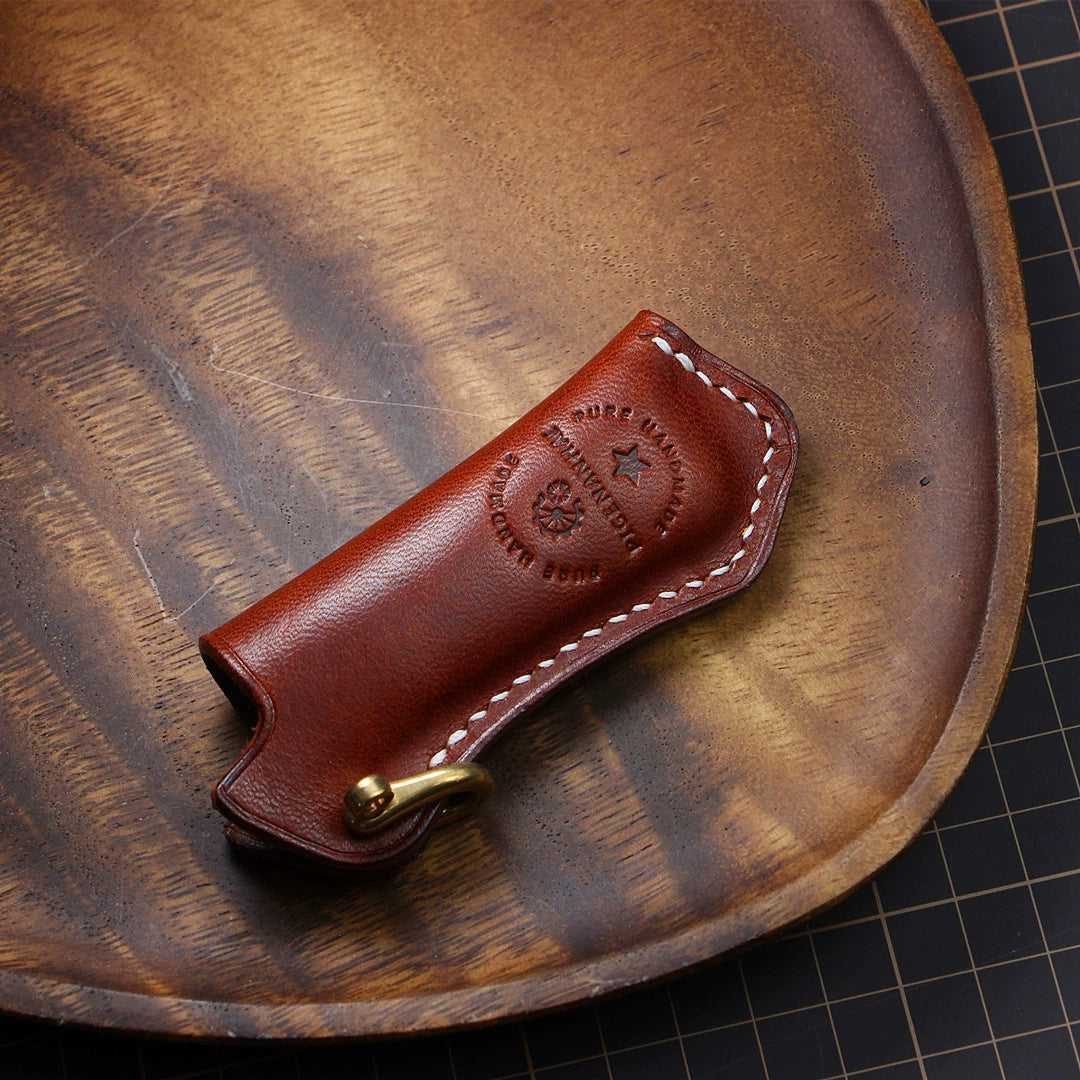 Retro Leather Lighter Case V0788