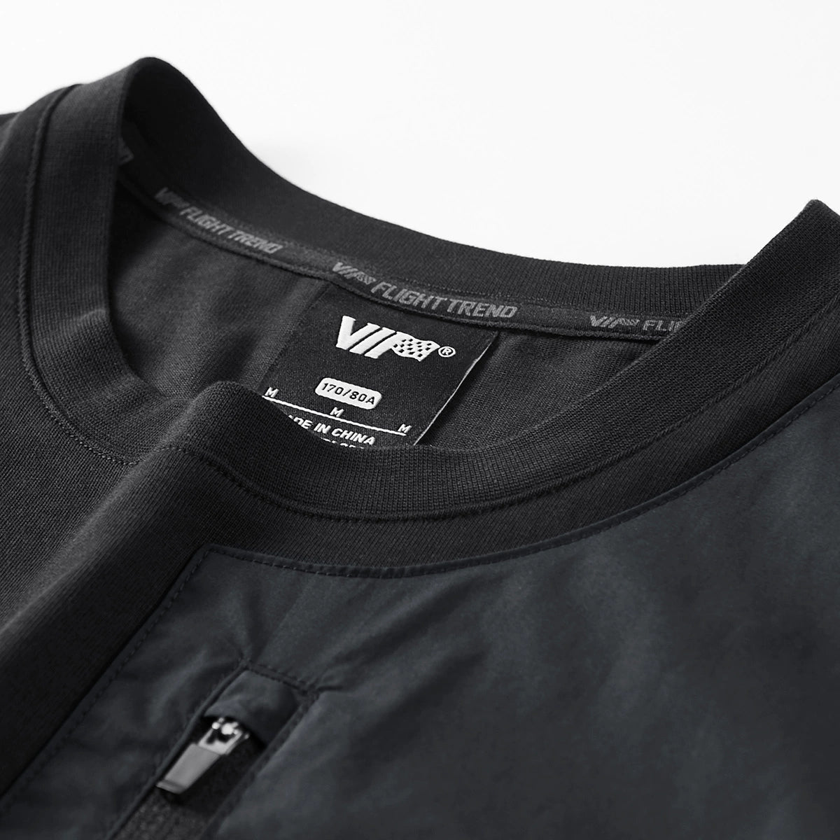 Shoulder pocket simple Tee V0602