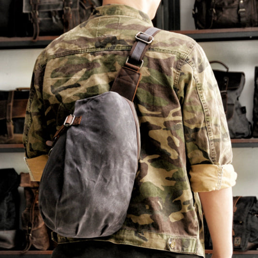 Retro Chic Waterproof Crossbody Bag V0668