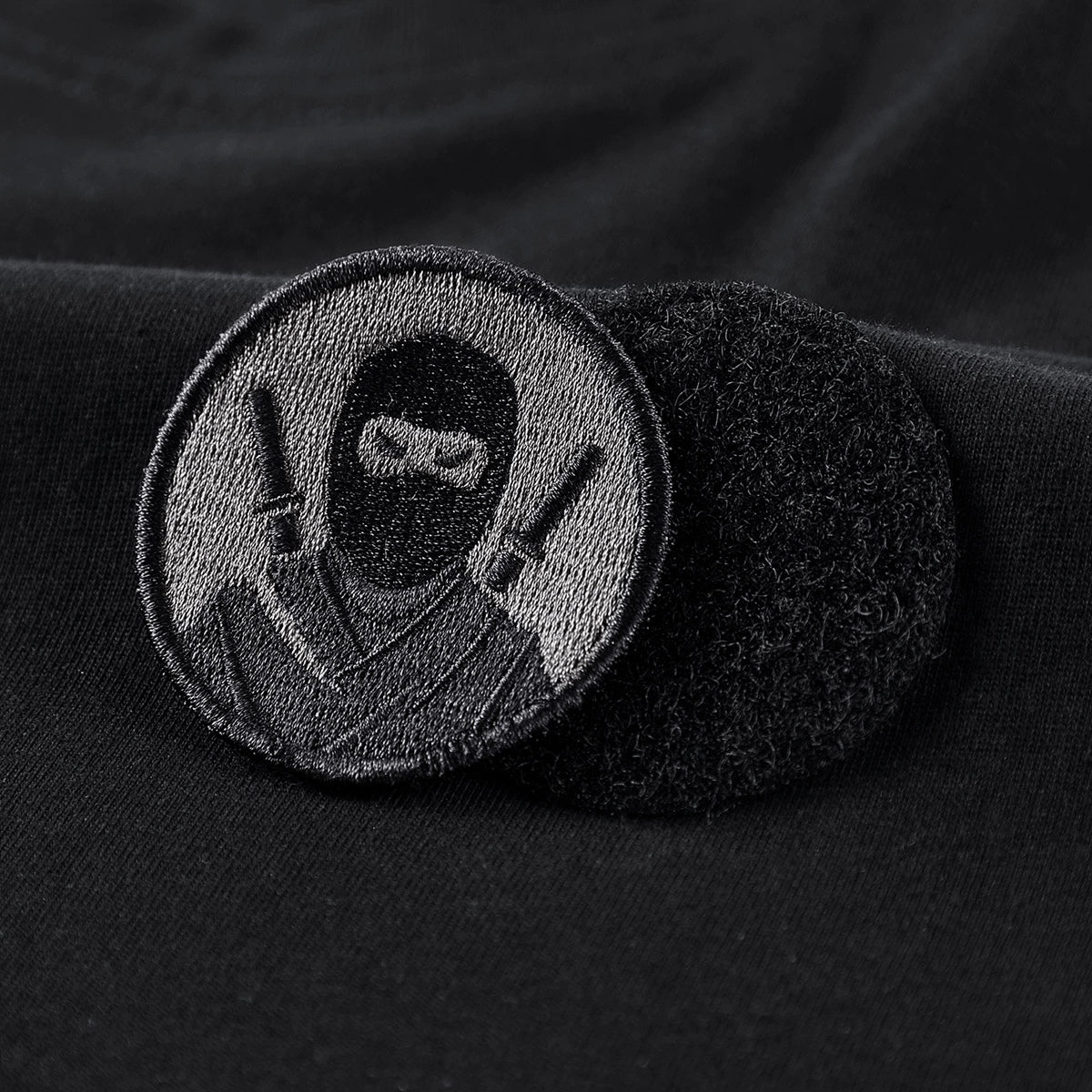 Ninja Embroidered Multi-Pocket Tee V0597