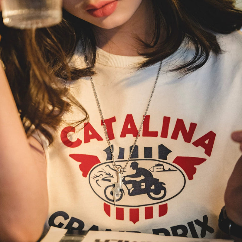 Vintage logo Cotton Tee V0635