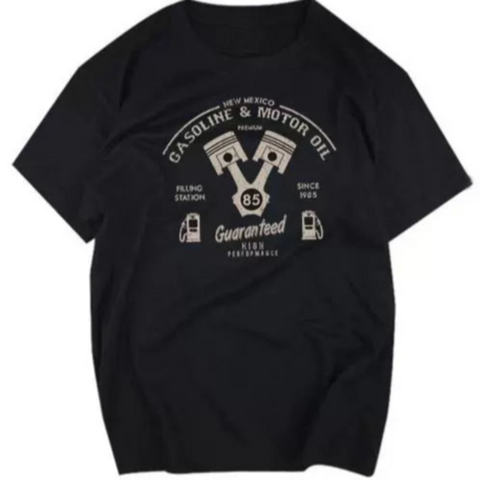 Retro Summer Biker Tee V0569