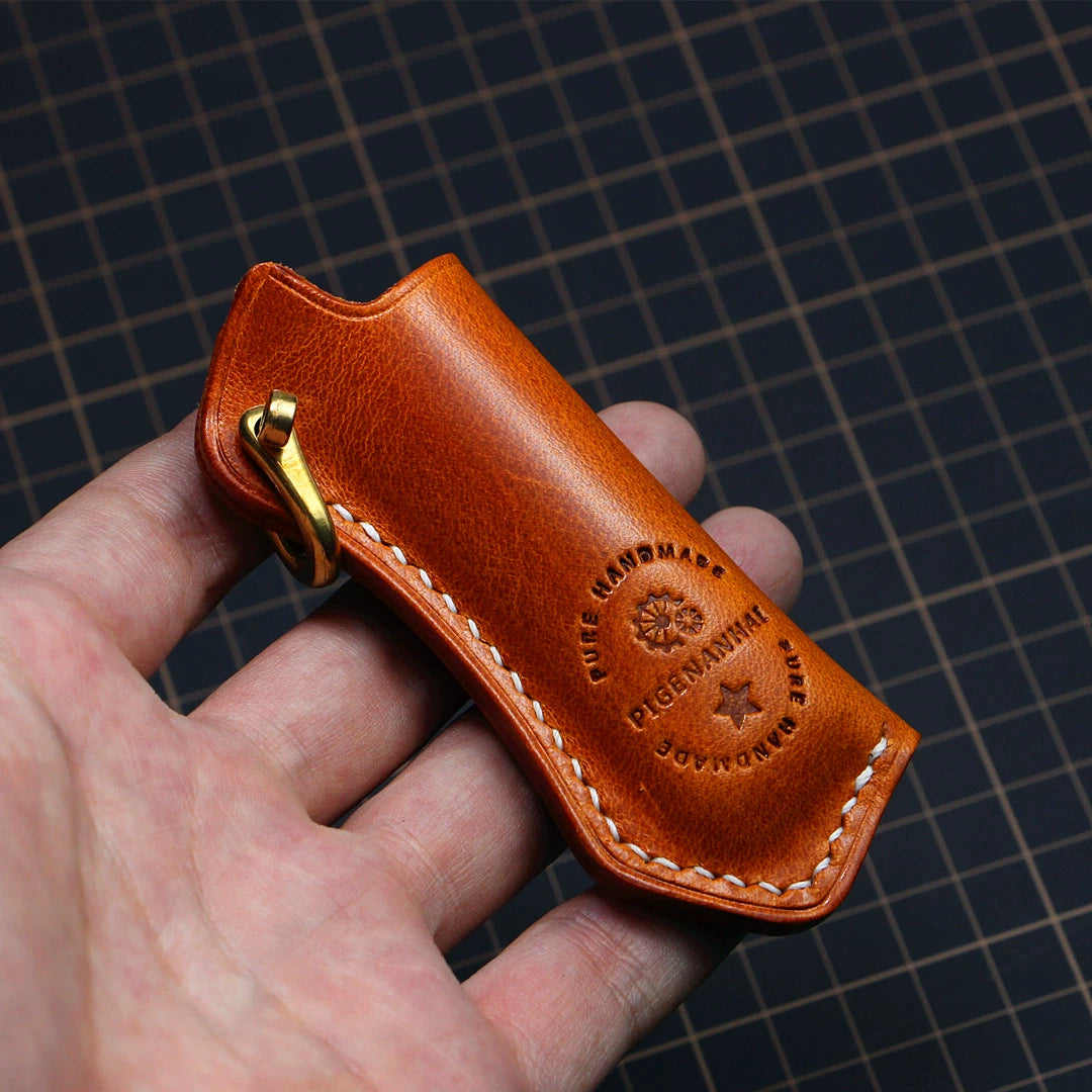 Retro Leather Lighter Case V0788