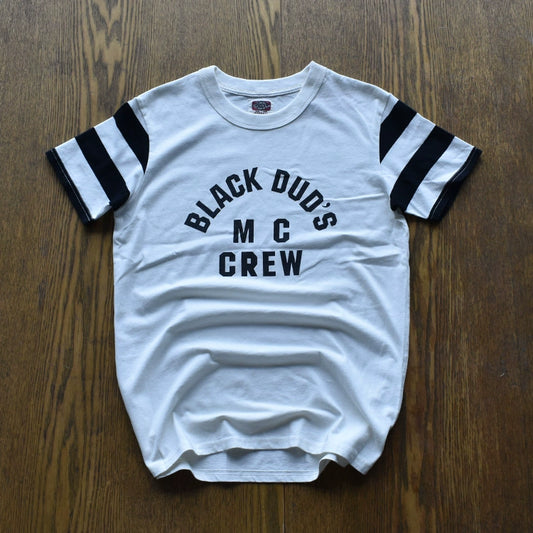 Retro Striped Biker Tee V0781