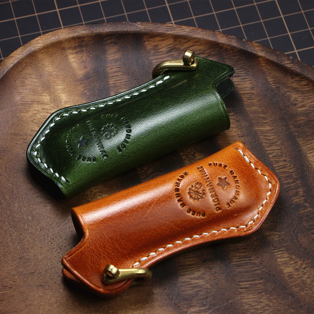 Retro Leather Lighter Case V0788