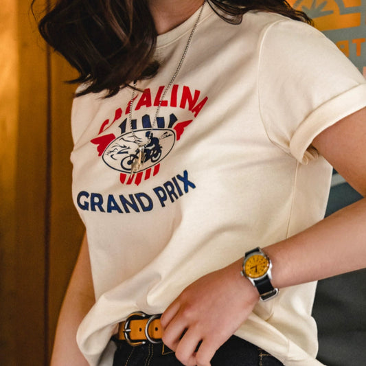 Vintage logo Cotton Tee V0635