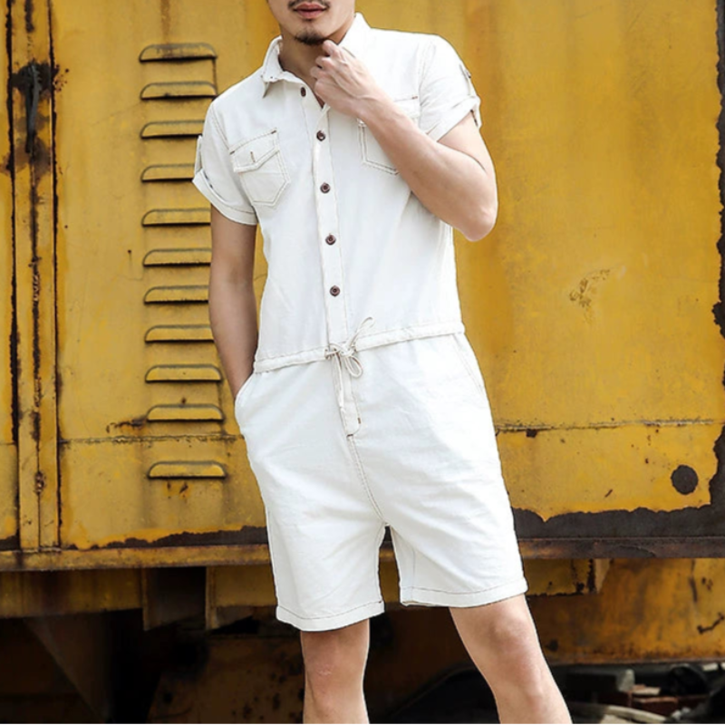 Summer Slim Fit Printed Jumpsuit V0618