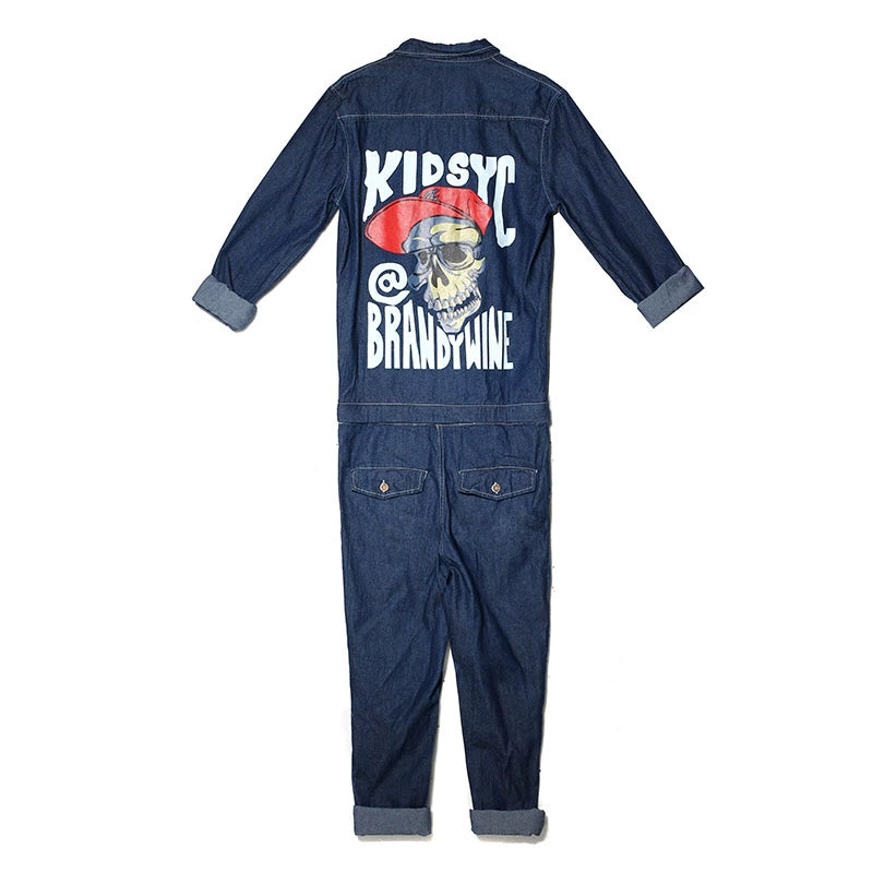 Urban Skull Workwear Jumpsuit V0617
