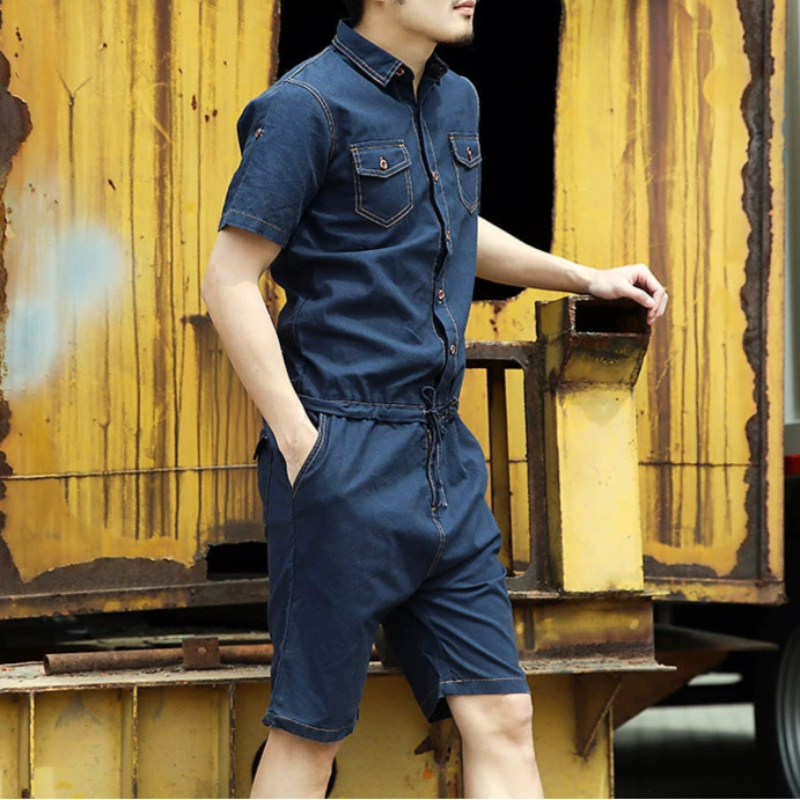Summer Slim Fit Printed Jumpsuit V0618