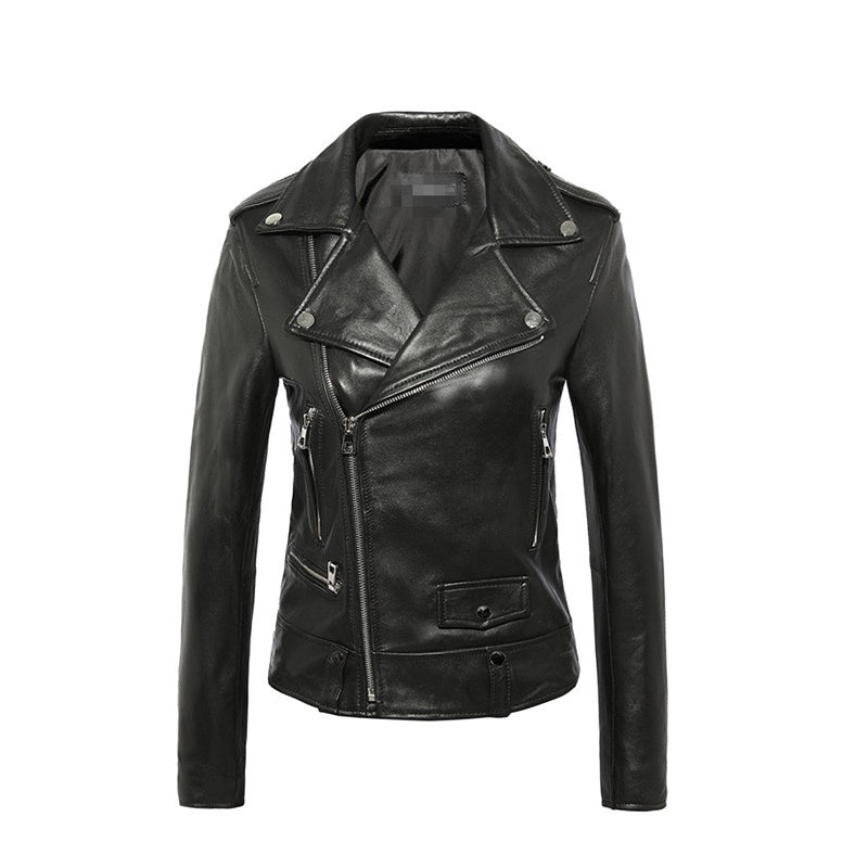 Slim Leather Women's Riders Jacket V0402