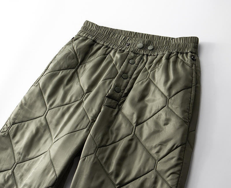 Quilted warm pants V0328