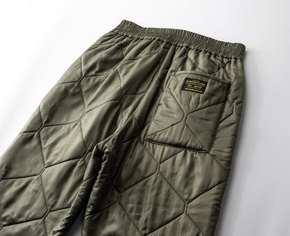 Quilted warm pants V0328