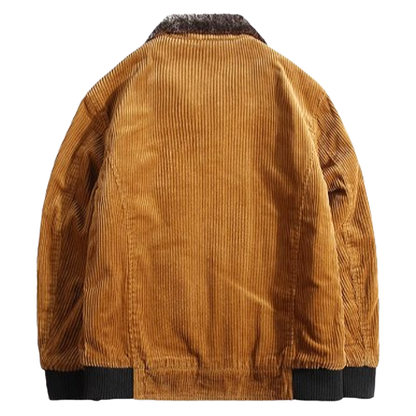 Corduroy Retro Fleece Jacket V0323