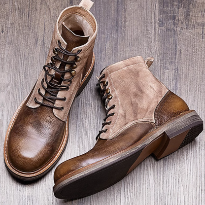 Lace-up work boots V0023