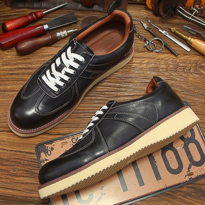 Classic Craft Leather Derby Shoes V1034