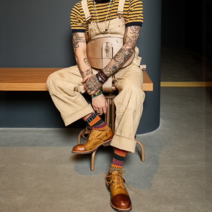 Retro British Leather Shoes V0907