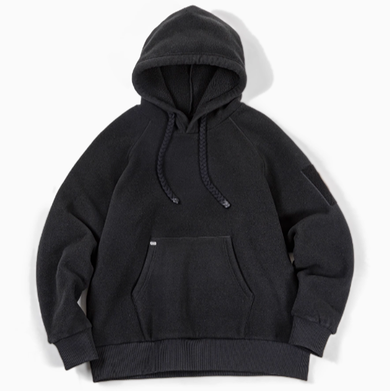 Heavyweight polar fleece hoodie V0352