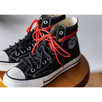 High-top retro canvas sneakers v0317