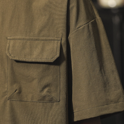Standcollar RetroShirt V0965