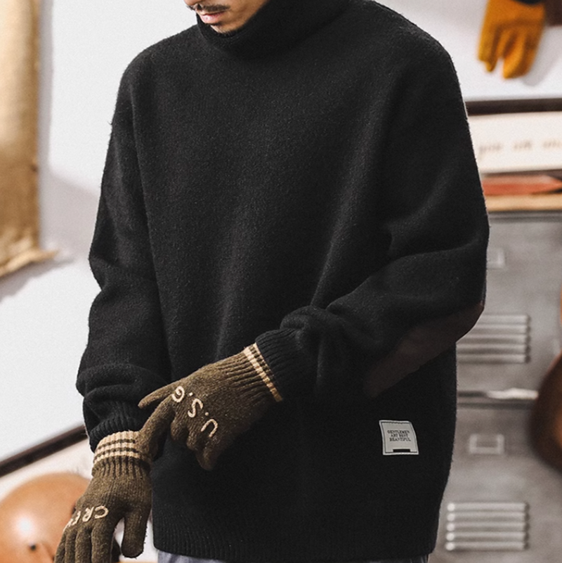 Heavyweight turtleneck knit V0310