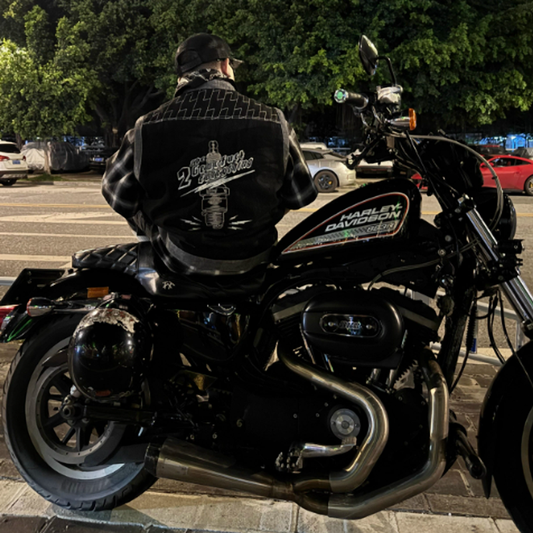 Chicano Biker Denim Vest V0864